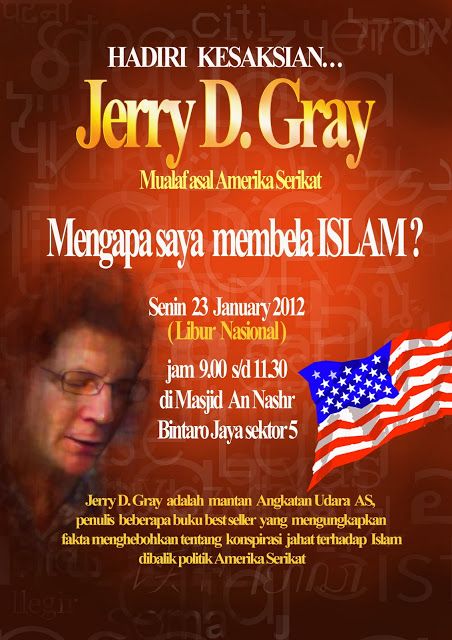 Jerry D Gray, Indonesia ibarat surga dgn muslim terbesar 